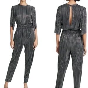 Iro Women’s Chimbote Metallic Disco Studio 54
Party Open-Back Jumpsuit- Medium